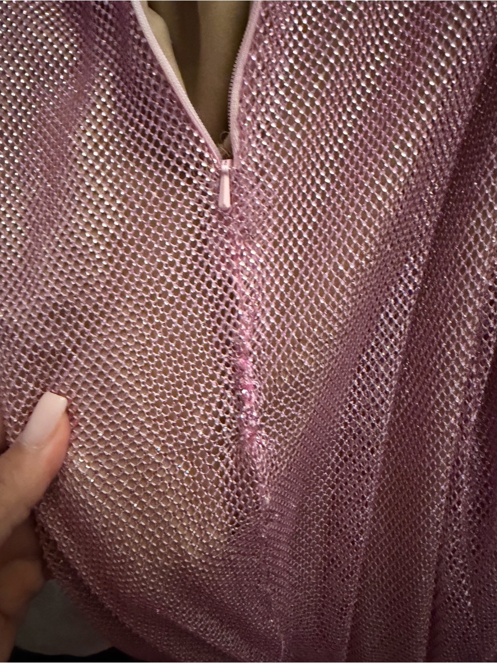 Sparkling Pink Halter Evening Gown - Picture 8 of 8